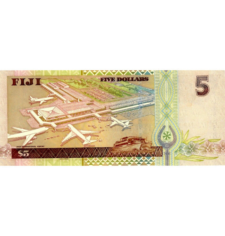 Fiji 5 Dollars 2002 ND Pick 105b